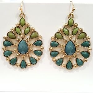 Gold-Tone Chandelier Earrings